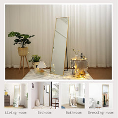 Standing Full Length Floor Mirror 2-in-1